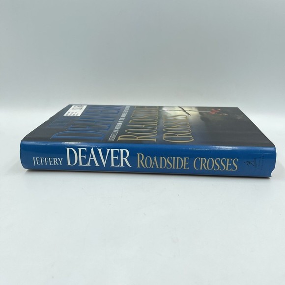 Jeffery Deaver Roadside Crosses Dust Jacket 1st Edition 2009 - Picture 3 of 7
